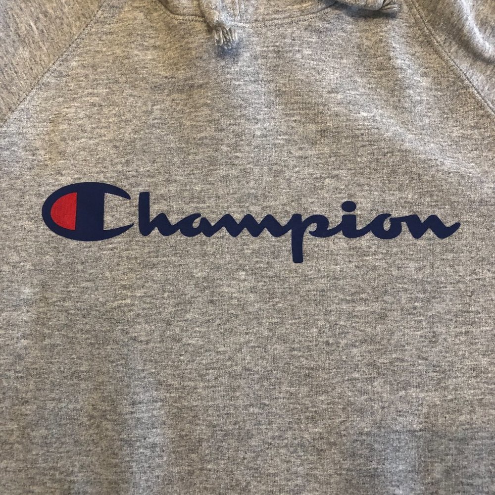 Women's Champion Gray Hoodie Sweatshirt - Picture 4 of 11